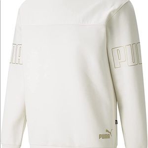 Puma Men’s Gold logo fleece sweater